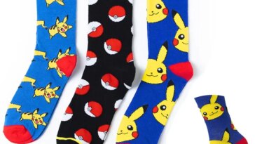 0.95€ 82% OFF|Pokemon Pikachu Anime Socks Men Women Cartoon Hip